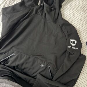 Gray g-tech heated pocket hoodie